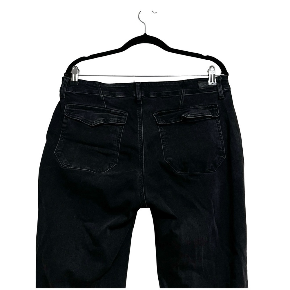 PAIGE Maisley Denim Black Joggers Sz 31 - Picture 5 of 10